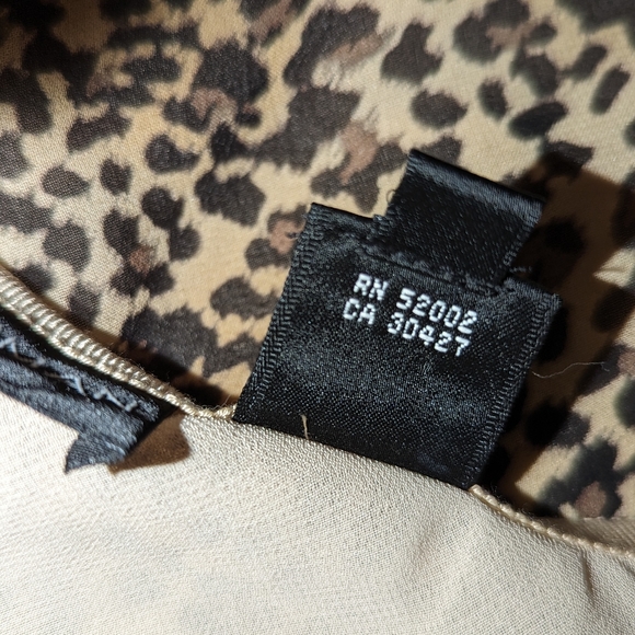 DANA BUCHMAN Skirt 100% Silk Leopard Print Skirt size 4 - Picture 9 of 17